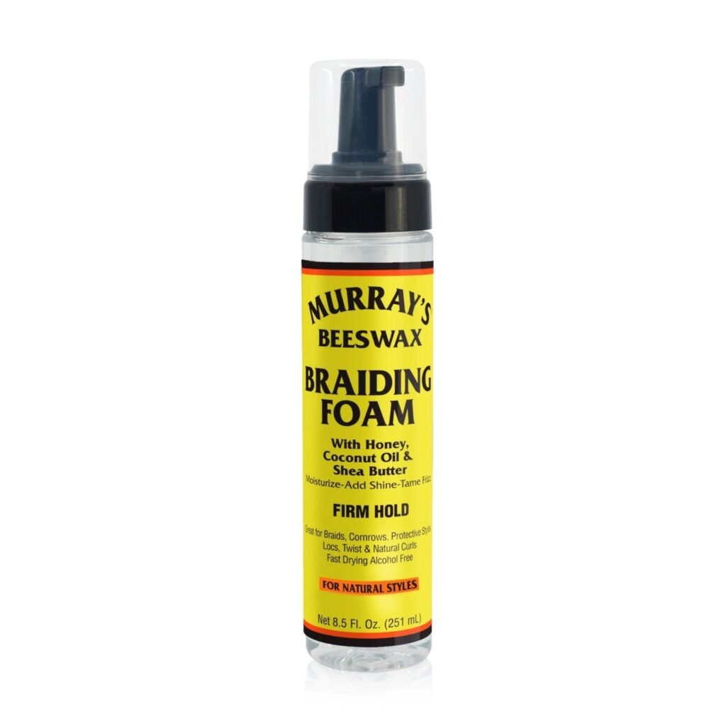 Murrays Beeswax Espuma Para Trenzas Fijacion Firme 8.5 Oz