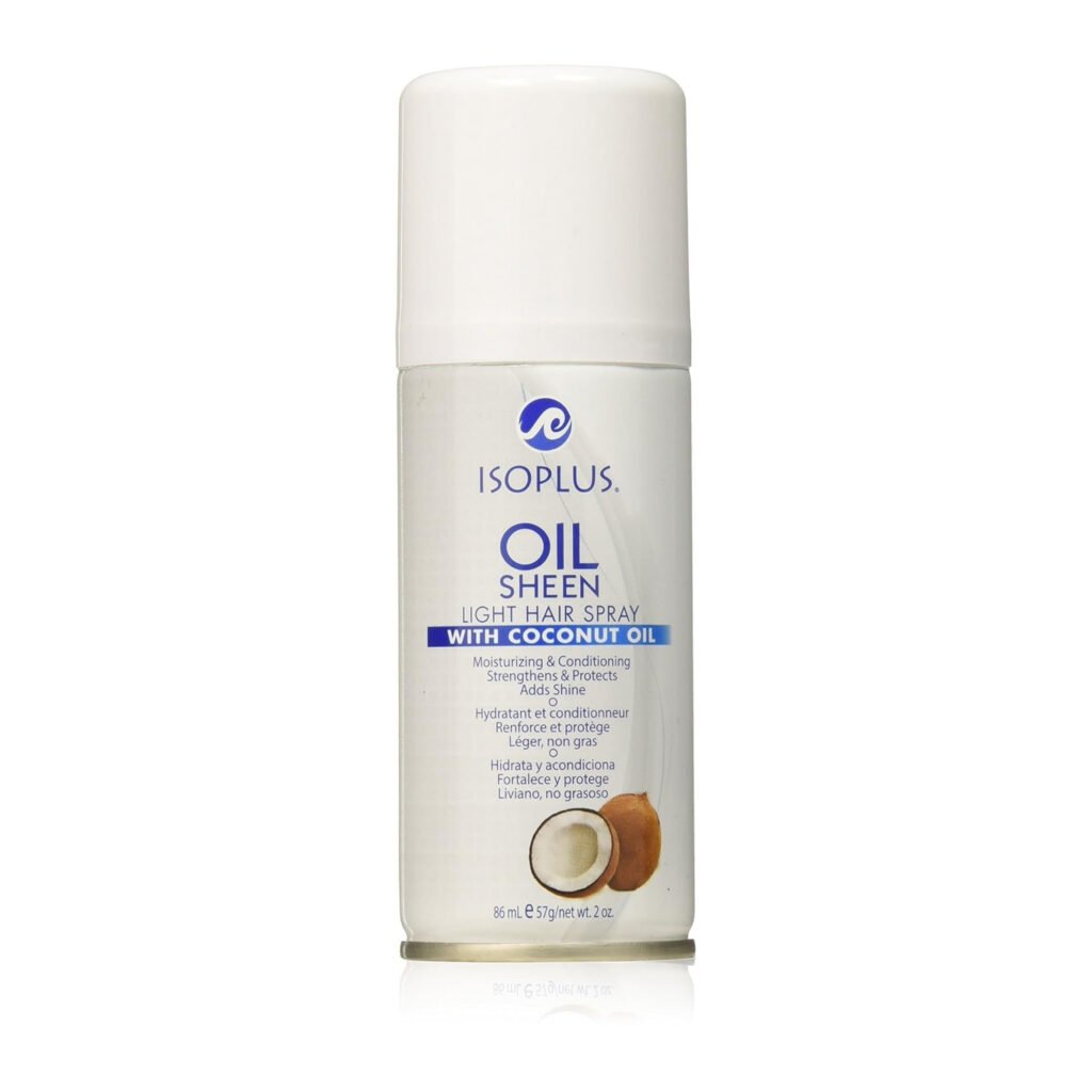 Isoplus Fijador Ligero Con Aceite De Coco 2 Oz