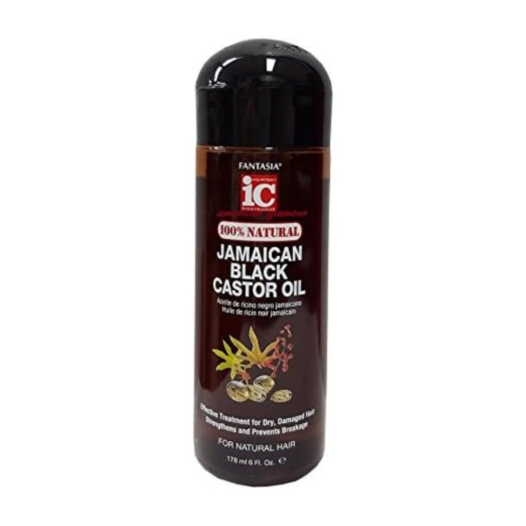 Fantasia Ic Aceite Para Cabello Dañado Ricino Negro De Jamaica 6 Oz