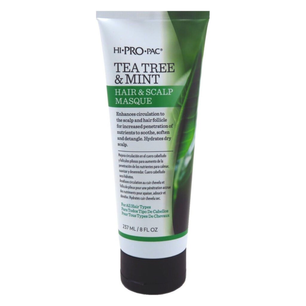 Hi-Pro-Pac Mascarilla Hidratante Tea Tree & Mint 8 Oz