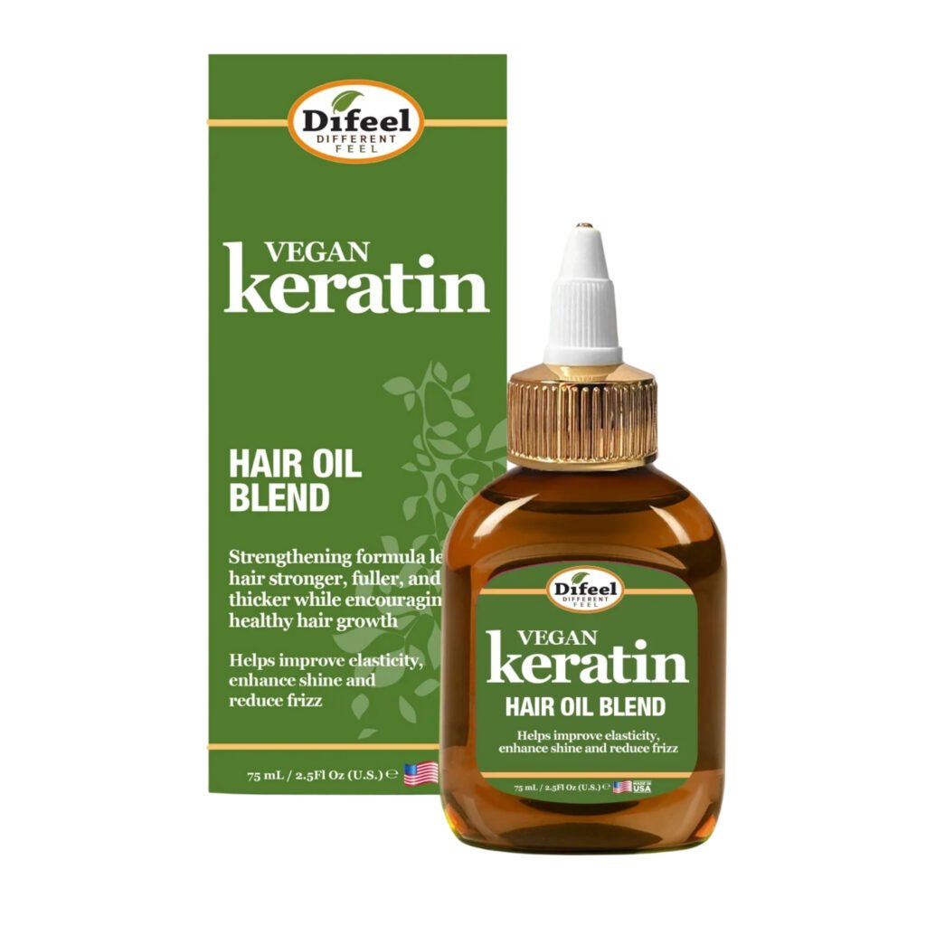 Difeel Aceite Antifrizz Y Brillo Con Keratina 2.5 Oz